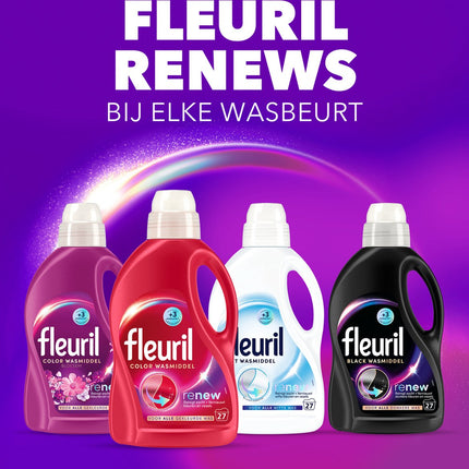 Fleuril Renew Wit- Détergent liquide - Lessive Witte - 51 lavages - E-menage