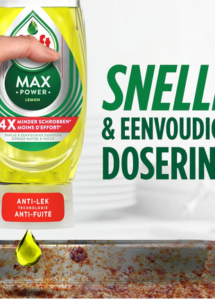 Liquide Vaisselle Dreft MaxPower Citron Liquide - 8x 450ML - Pack de 8 - E-menage
