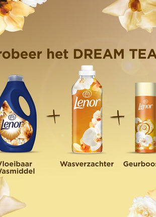 Lessive liquide Lenor Ambre et Orchidée - 4 x 20 lavages - Pack de 4 - E-menage