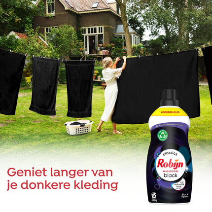 Détergent liquide Robijn Klein & Powerful Black Velvet - Pack de 2 - E-menage