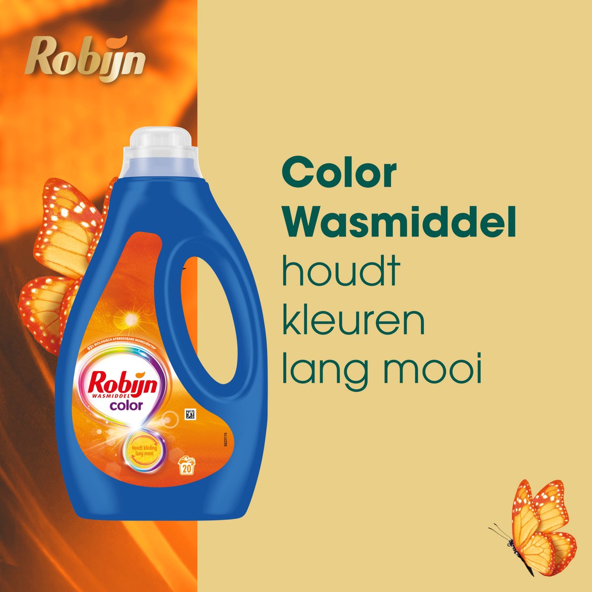 Robijn Color Lessive Liquide - Pack économique de 6 - E-menage