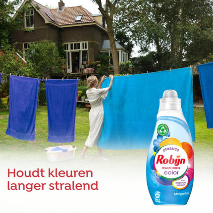 Détergent liquide Robijn Klein & Puissant Classics Color Morgenfris - Pack de 8 - E-menage