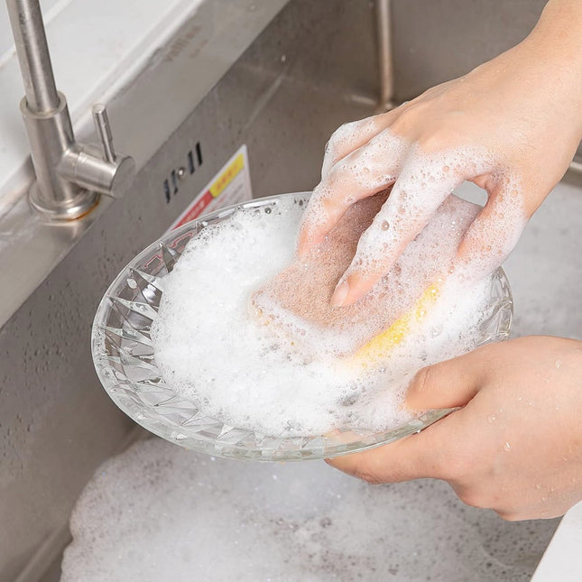 Paquet de 10 éponges de cuisine écologiques pour une vie durable - E-menage