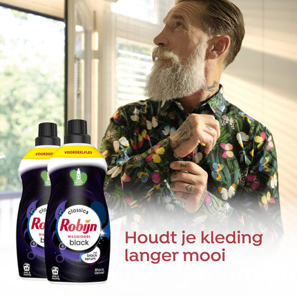 Détergent liquide Robijn Klein & Powerful Black Velvet - Pack de 2 - E-menage