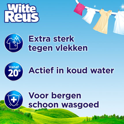 Witte Reus Gel - Lessive Liquide - Pack de - Vrac - 100 Lavages - E-menage