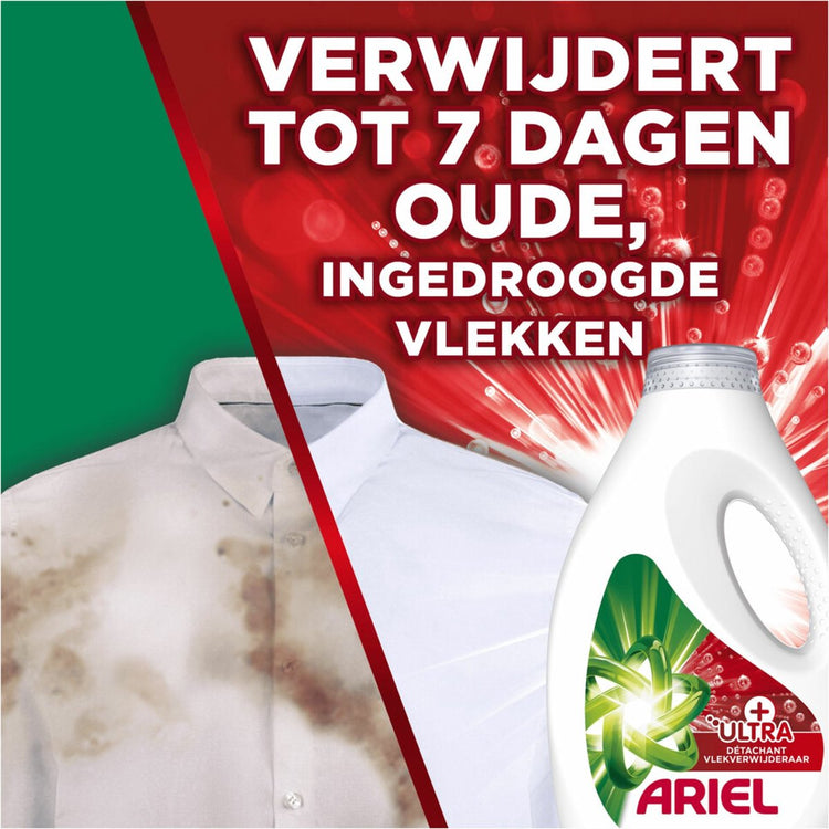 Ariel + Ultra - Détachant & Lessive Liquide - 31 Lavages - E-menage