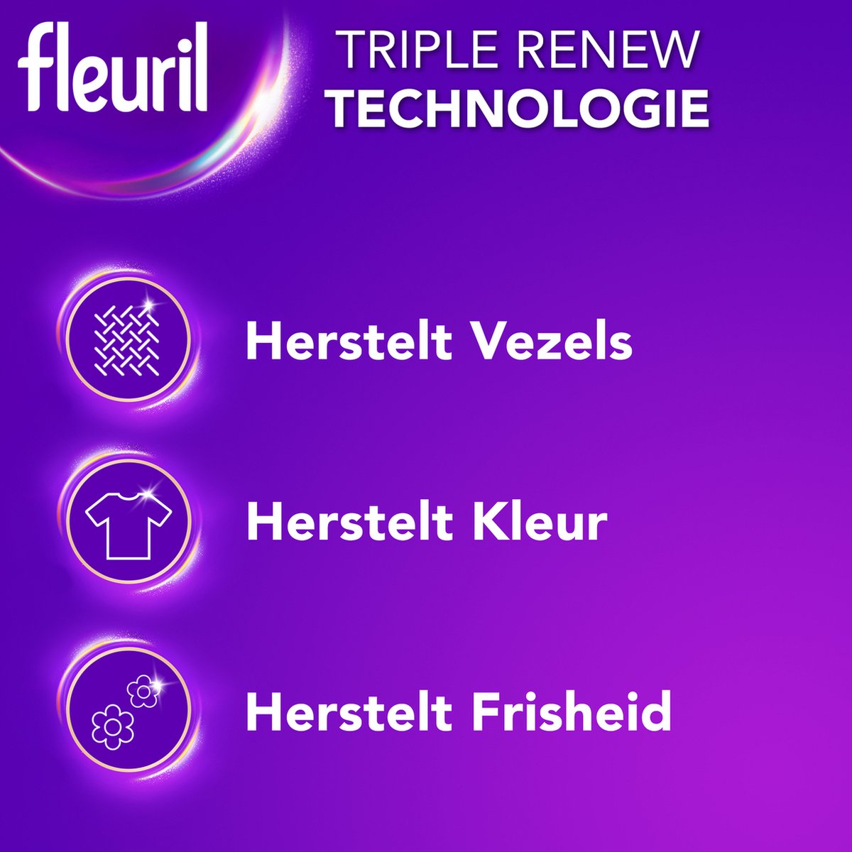 Fleuril Renew Zwart - Détergent liquide - Pack économique de 4 - E-menage