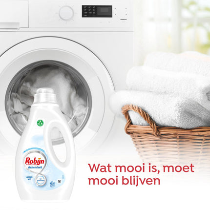 Détergent liquide Robijn Radiant Wit - Pack économique de 6 - E-menage