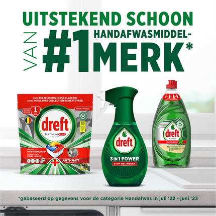 Dreft 3in1 Power Spray Stop Soaking - Spray de prétraitement, dégraissant -pack de 10 - E-menage