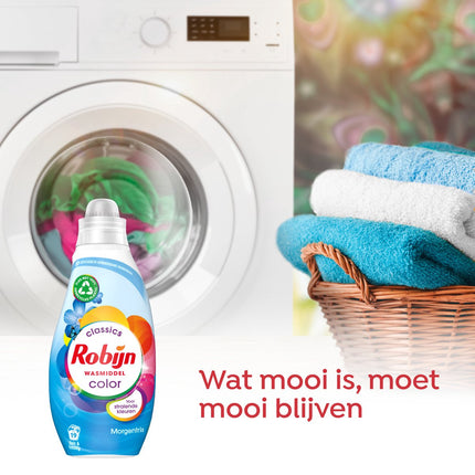 Détergent liquide Robijn Klein & Puissant Classics Color Morgenfris - Pack de 8 - E-menage