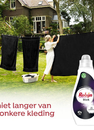 Lessive Liquide Robijn Black Velvet - 2x 700 ml - E-menage