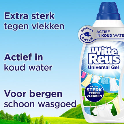 Witte Reus Gel - Lessive Liquide - Pack de - Vrac - 100 Lavages - E-menage