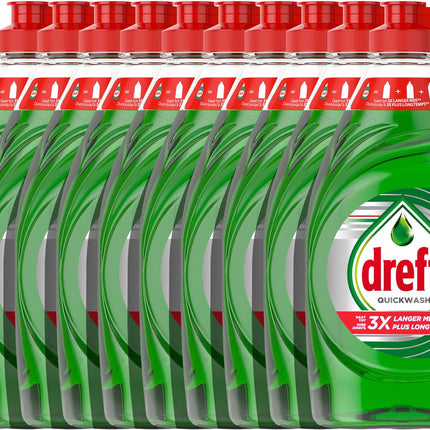 Dreft Platinum -Quickwash -Original -Lessive Liquide - 10 x 350 ml - Pack de 10 - E-menage