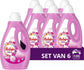Détergent liquide Robijn Color Pink Sensation - Pack économique de 6 - E-menage