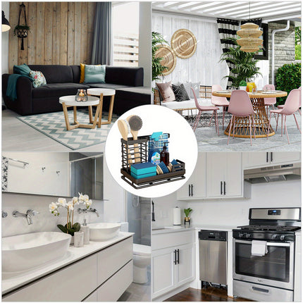 Support d'évier, porte-éponge avec bac