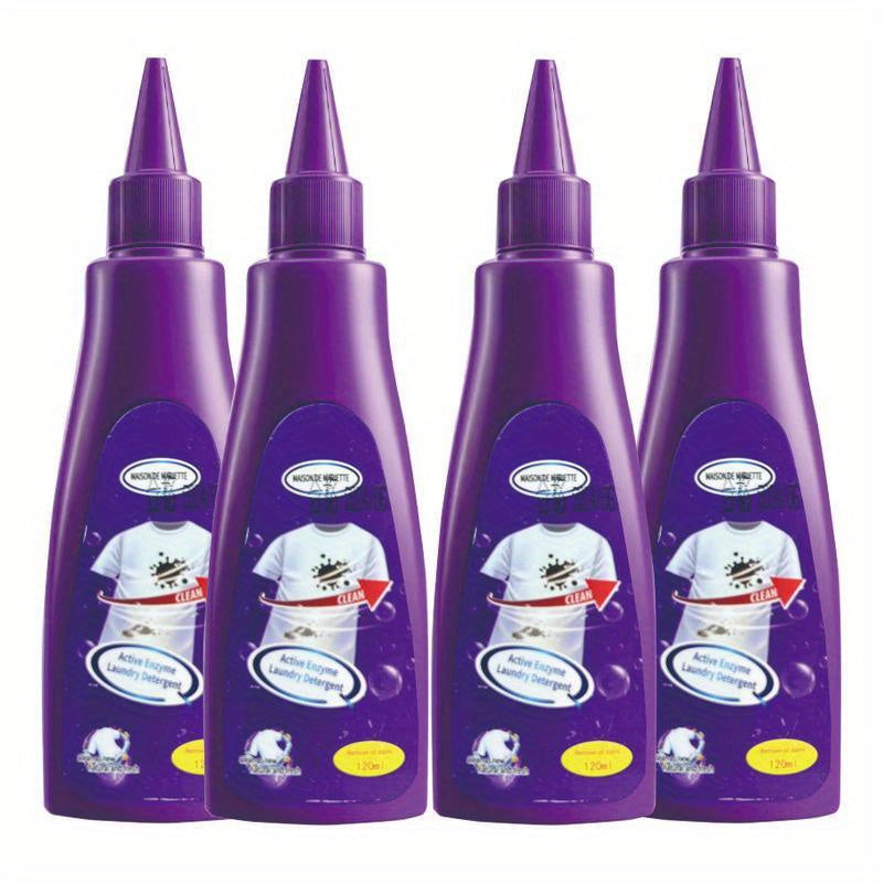 Lessive enzymatique active, détachant pour vêtements, anti-graisse et antirouille - E-menage