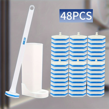 Kit complet de nettoyage WC avec éponges épaisses et résistantes - E-menage