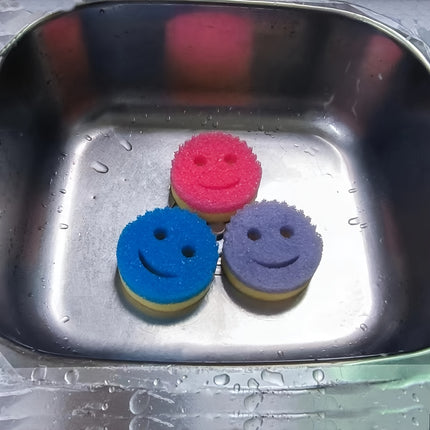 Lot de 3 éponges de cuisine double face