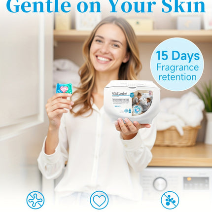 50 capsules de lessive 3 en 1 haute efficacité - Adoucissant
