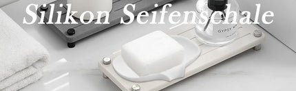 Fikiro Lot de 2 porte-savon en silicone - E-menage