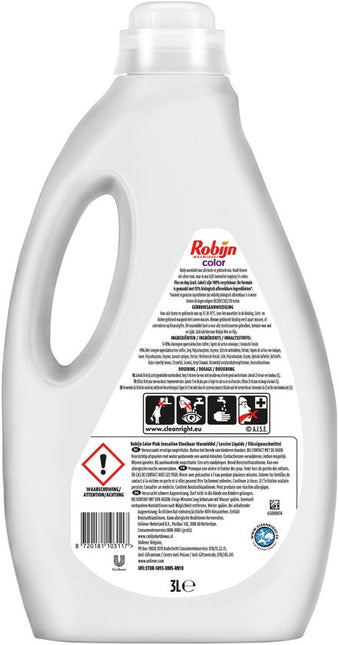 Robijn Color Pink Sensation Liquid 3L - E-menage