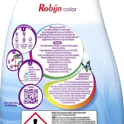 Détergent liquide Robijn Klein & Puissant Classics Color Morgenfris - Pack de 8 - E-menage