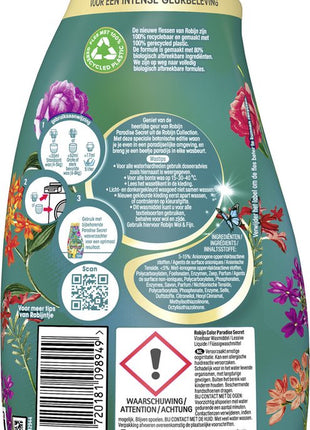 Robijn Klein & Powering Collections - Détergent liquide Secret Color Paradise - Pack de 6 - E-menage