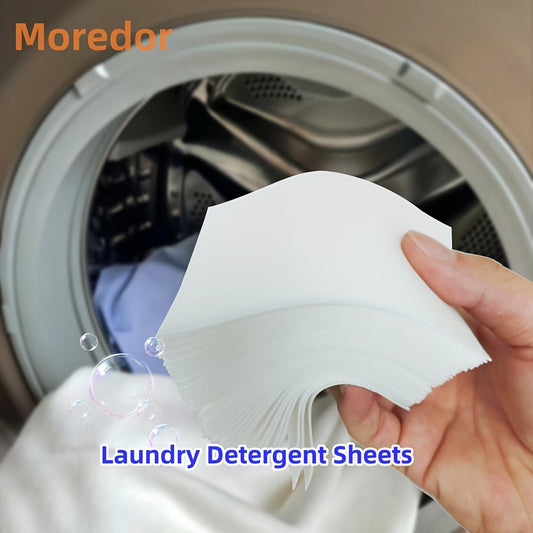 30/150/300pcs Plastic-Free Laundry Detergent Sheets Hypoallergenic Washing Sheets-Strong Decontamination&Biodegradable Cleaning Strips! for commercial/laundry room Home Dorm Travel Camping & Hand Washing Clean No Waste Fresh