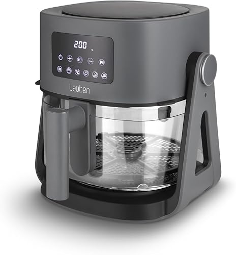 Lauben Glass&Grill 5500BG - Friteuse à air chaud 3 en 1