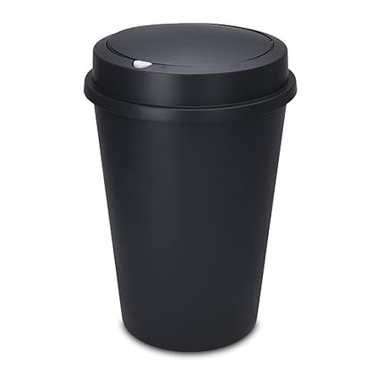 psetebo - 50l anthracite plastic bin