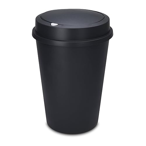 psetebo - 50l anthracite plastic bin