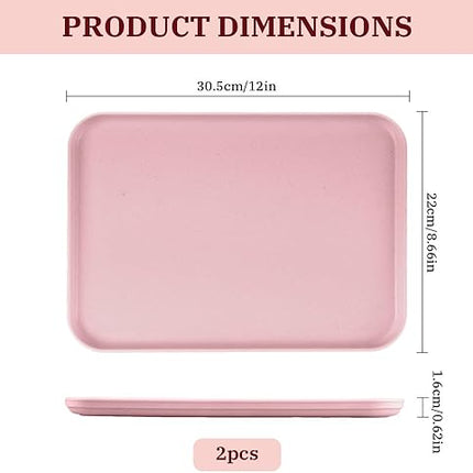 milaosk - set of 2 small serving trays