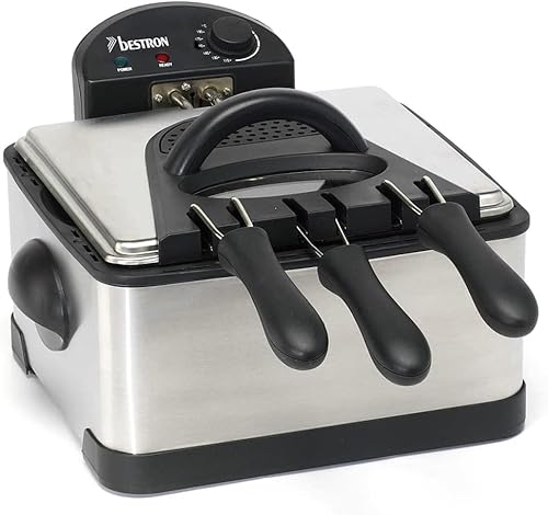 Bestron - Friteuse familiale avec zone froide 2000 W, 4L