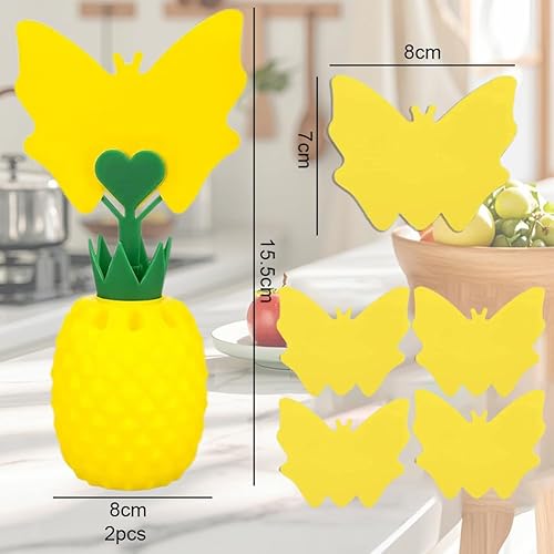 Lot de 2 pièges à mouches à fruits - E-menage