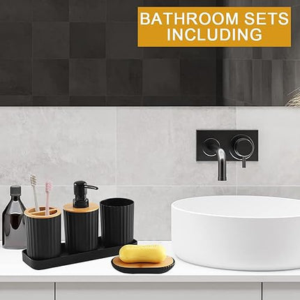 Lighterday - Lot de 5 accessoires de salle de bain