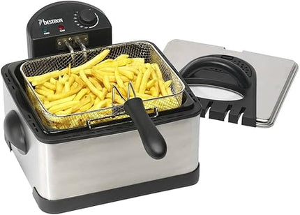 Bestron - Friteuse familiale avec zone froide 2000 W, 4L