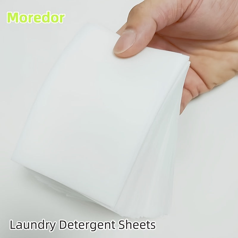 30/150/300pcs Plastic-Free Laundry Detergent Sheets Hypoallergenic Washing Sheets-Strong Decontamination&Biodegradable Cleaning Strips! for commercial/laundry room Home Dorm Travel Camping & Hand Washing Clean No Waste Fresh