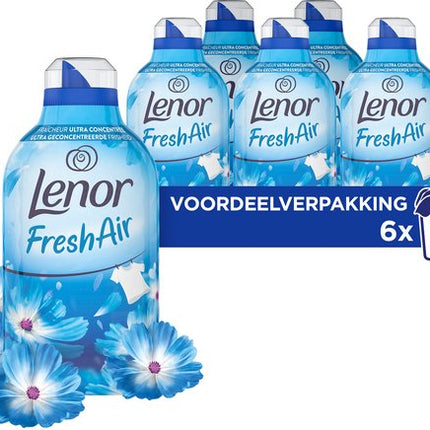 Lenor Fresh Air Adoucissant - Fraîcheur Matinale - Pack de 6 - E-menage