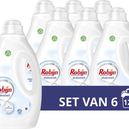 Détergent liquide Robijn Radiant Wit - Pack économique de 6 - E-menage