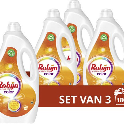 Lessive liquide Robijn - Couleur -Pack de 3 - E-menage