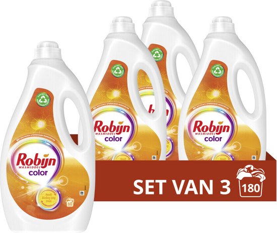 Lessive liquide Robijn - Couleur -Pack de 3 - E-menage