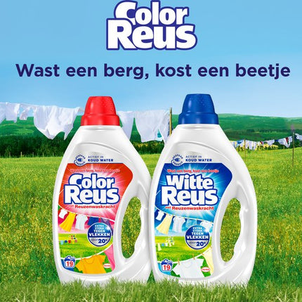 Color Reus Gel - Lessive Liquide - Pack économique de 6 -855 ml - E-menage
