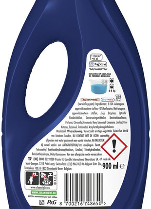 Lessive liquide Lenor Ambre et Orchidée - 4 x 20 lavages - Pack de 4 - E-menage