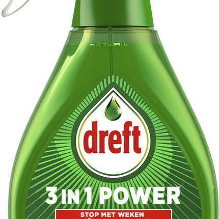 Dreft 3in1 Power Spray Stop Soaking - Spray de prétraitement, dégraissant -pack de 10 - E-menage