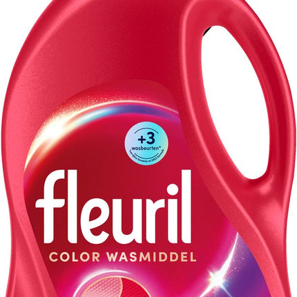 Fleuril Renew Color - Détergent liquide - Pack économique de 4 - E-menage