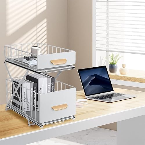 Drumm - Organisateur sous évier à 2 étages - E-menage