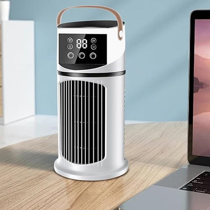 Air purifier with LED lighting