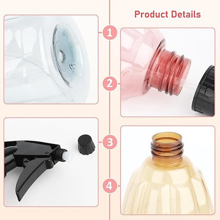 RISVOWO - lot de 3 pulvérisateurs 500ml - E-menage