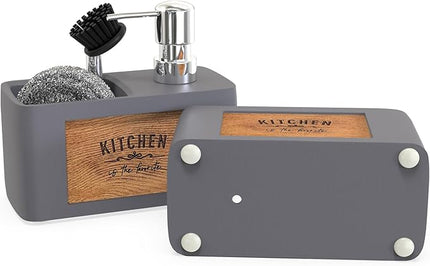 Distributeur de savon liquide blanc conçu pour la cuisine