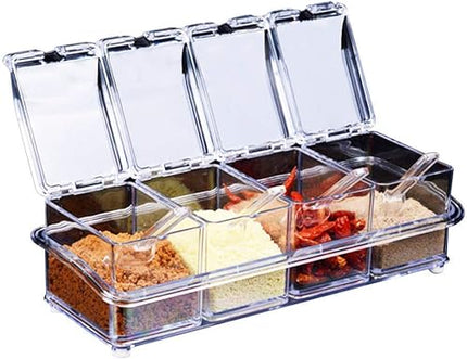 lot de  4 Box  d'assaisonnement